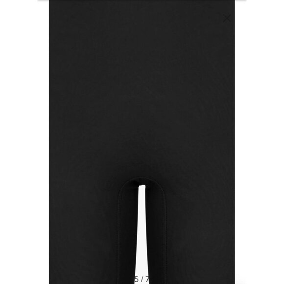 HOUSE OF CB Erin Black Mesh Trousers Sheer High Waist Flare Pants Size Small - Picture 15 of 16